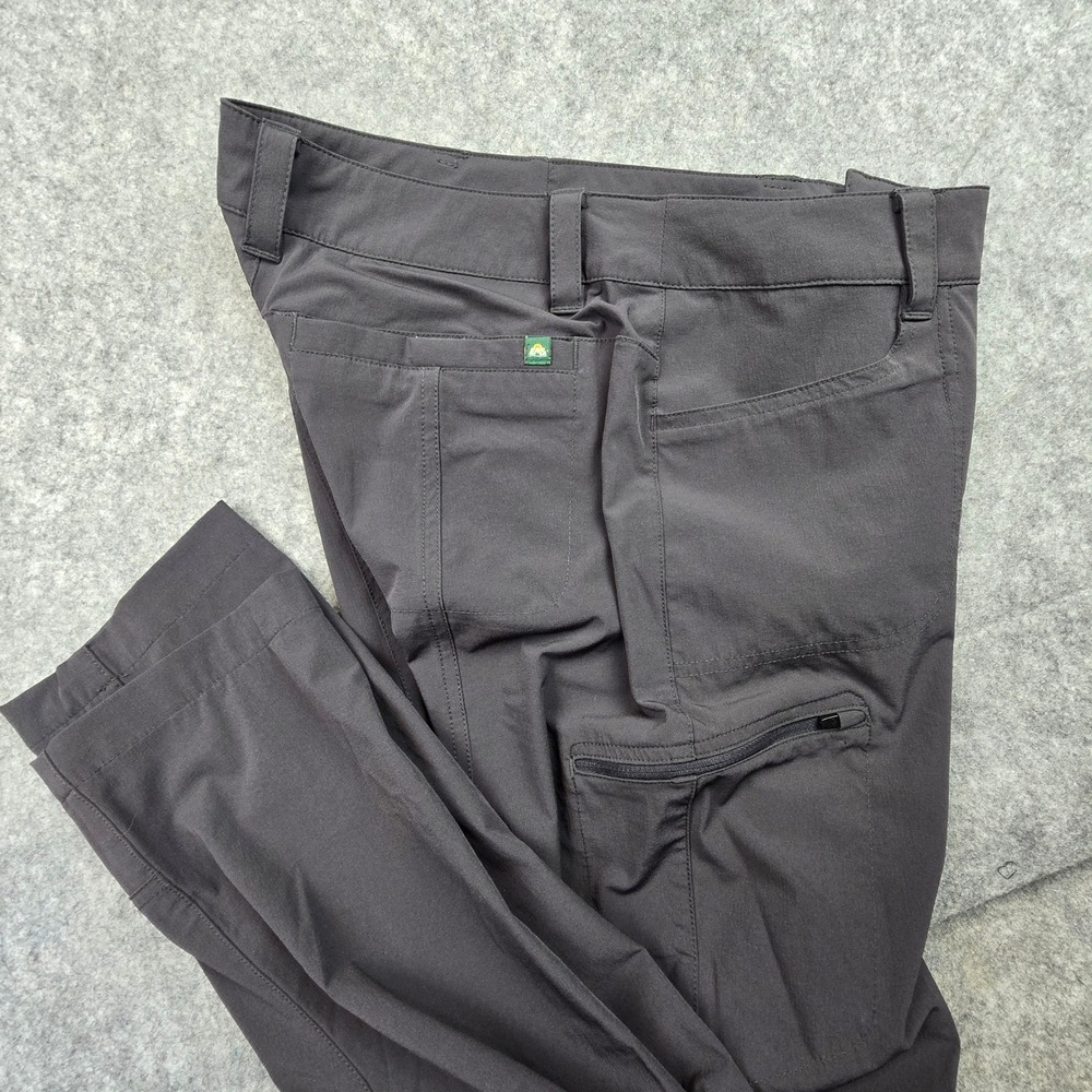 EMS Hiking Pants Womens 2 Short Charcoal Gray Straight Leg Stretch‎ Cargo Pocket